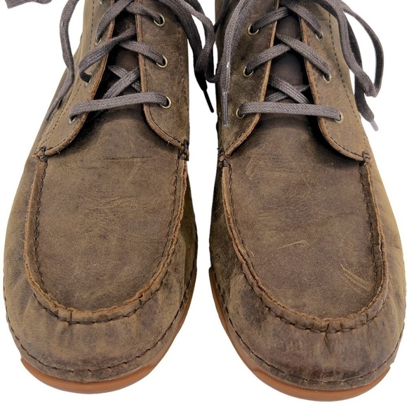 Ariat Holbrook Men’s Brown Leather Laced Up Chukka Boots - Picture 10 of 16